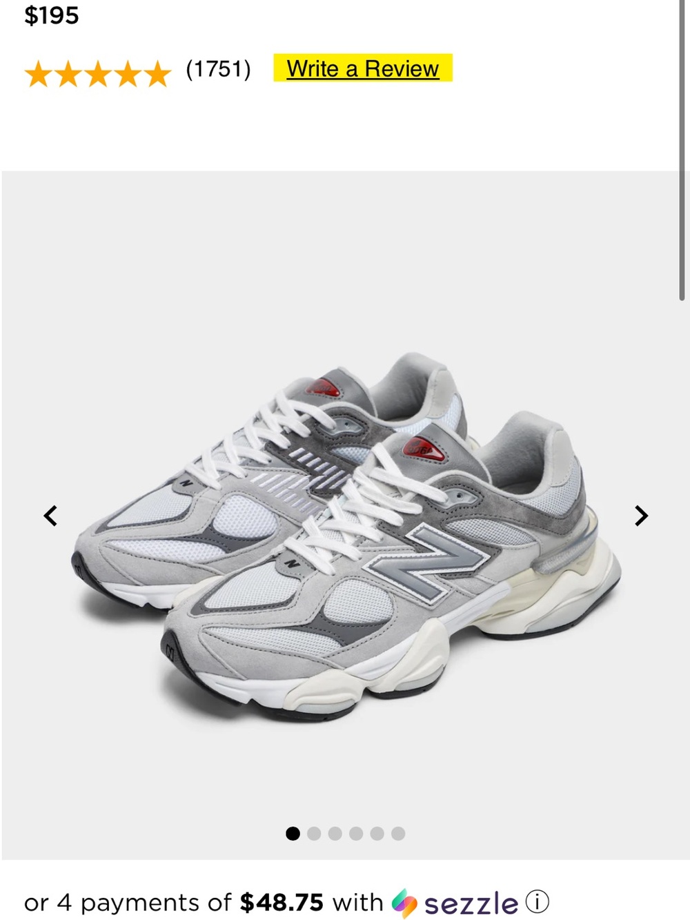 NEW BALANCE 9060 RAINCLOUD CASTLEROCK